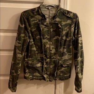 Army print jacket